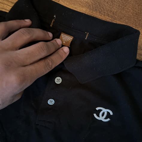 chanel men polo|Chanel blouses tops.